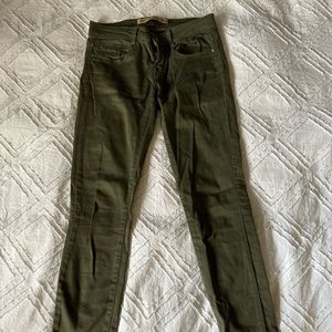 Army green Zara jeans